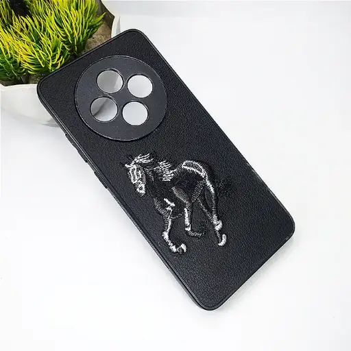 [PO43BORNO12F-2-2] Oppo Reno 12F Santa Barbara Polo Back Case (Black)