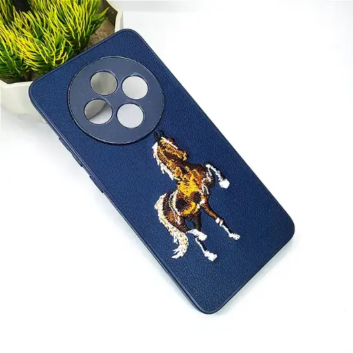 [PO43BORNO12F-2-17] Oppo Reno 12F Santa Barbara Polo Back Case (Navy Blue)