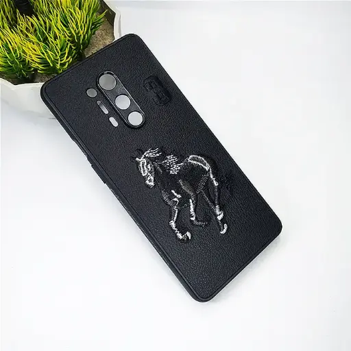 [PO43B1PL8PR-2-2] OnePlus 8 Pro Santa Barbara Polo Back Case (Black)
