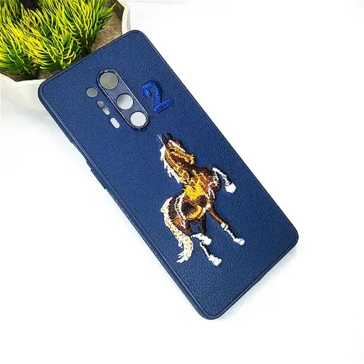 [PO43B1PL8PR-2-17] OnePlus 8 Pro Santa Barbara Polo Back Case (Navy Blue)