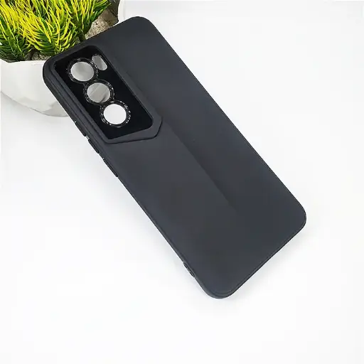[PO14BORNO12-23-2] Oppo Reno 12 5G Soft Silicone Back Case (Black)