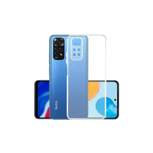 [PO7BMINOT11-3] Xiaomi Redmi Note 11|Note 11s Dust Plug Transparent Back Case
