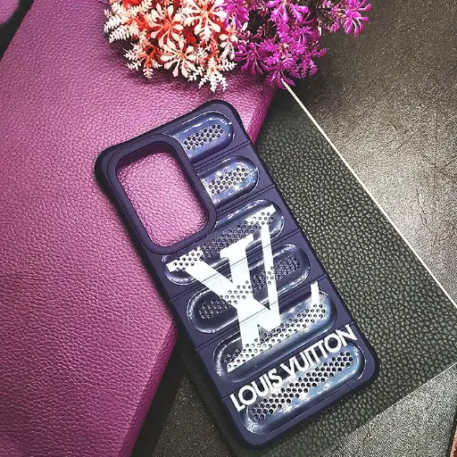 [PO15BVIY100-18-12] Vivo Y100 4G Purple Colour Printed Silicone Cooling Mesh Back Case