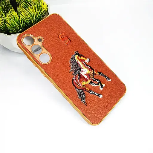 [PO43BSA35-2-13] Samsung Galaxy A35 5G Santa Barbara Polo Back Case (Brown)