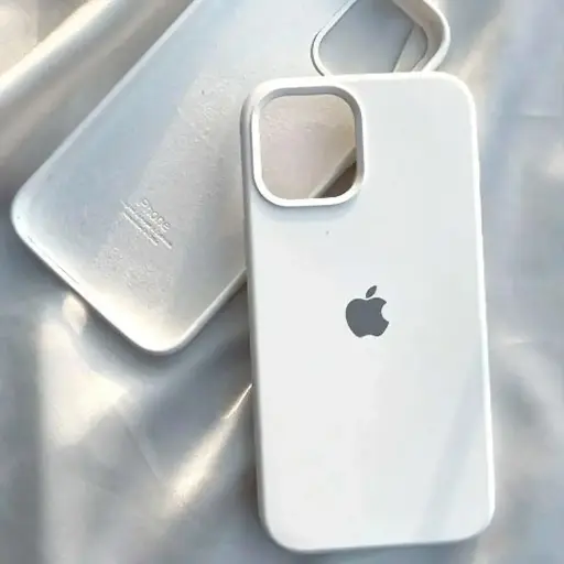[PO23BIP13-1-1] iPhone 13|iPhone 14 Original Official Soft Silky Back Case (White)