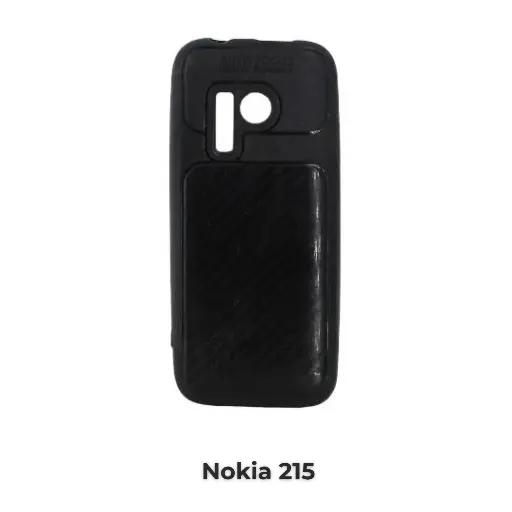[PO46BNK215-1-2] Nokia 215 Soft Silicone Back Case (Black)