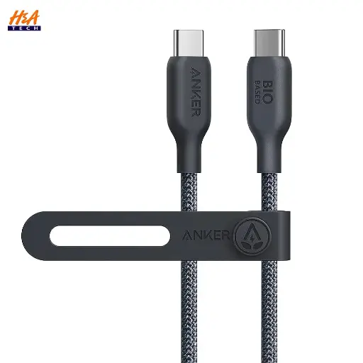 Anker 544 USB-C to USB-C 240W Cable Bio Nylon 1.8m 6ft | White