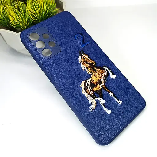 [PO43BSA32 4G-2-17] Samsung Galaxy A32 4G Santa Barbara Polo Back Case (Navy Blue)
