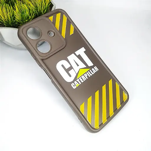 [PO14BORLMNOT60-19-34] Oppo Realme Note 60 Printed Soft Silicone Back Case (Dark Brown)
