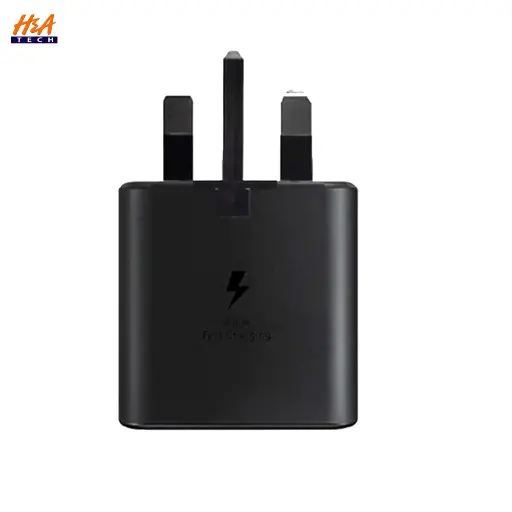 Samsung 50W Power Adapter Duo (5A/1.8M) C2C Cable Black 3 Pin (New Model)