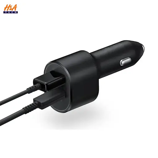 Samsung Dual Port Car Charger 45W & 15W Black 