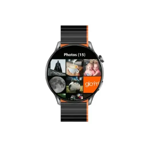 Glorimi Smart Watch M2 Max Dual Strap Black / Orange 