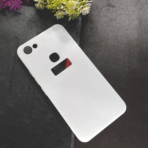 [PO14BVIY83-9-1] Vivo Y83 Matte Camera Lens Soft Silicone Back Case - White