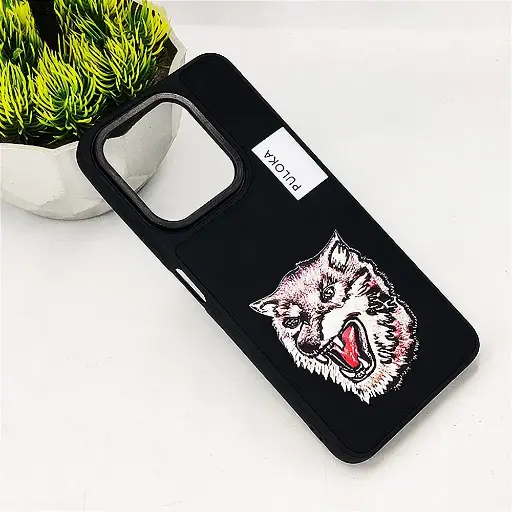 [PO43BTSPRK10C-8-2] Tecno Spark 10c|Spark 10 3D Punch Printed Back Case (Black)