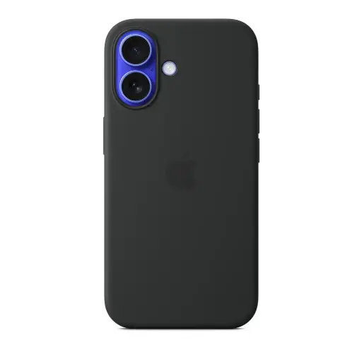 [PO23BIP16-1-2] iPhone 16 Original Official Soft Silky Back Case (Black)