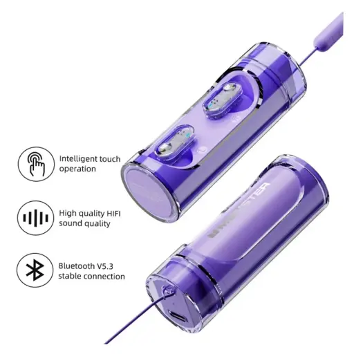 Monster Game Airmars Earphones XKT-13 Violet 