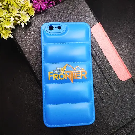 [PO14BOA57-18-3] Oppo A57 (2016) 3D Puffer Printed Soft Silicone Back Case - Blue