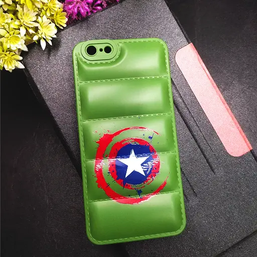 [PO14BOA57-18-11] Oppo A57 2016 3D Puffer Back Printed Soft Silicone Back Case (Green)