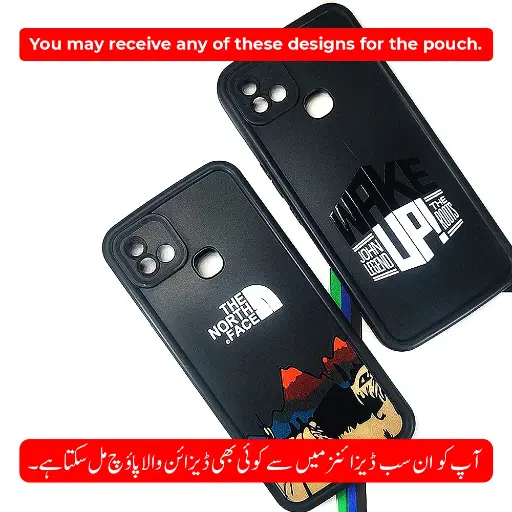 [PO14BIHOT10I-31-2] Infinix Hot 10i & Smart 5 Pro Soft Silicone Printed Back Case - Black