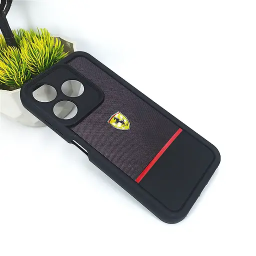 [PO14BTSPRK10C-31-2] Tecno Spark 10C|Spark 10 Logo Soft Silicone Printed Back Case (Black)