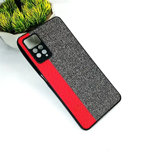 [PO18BMINOT11PR-6-4] Xiaomi Redmi Note 12 Pro/Note 11 Pro Dual Leather Back Case - Red