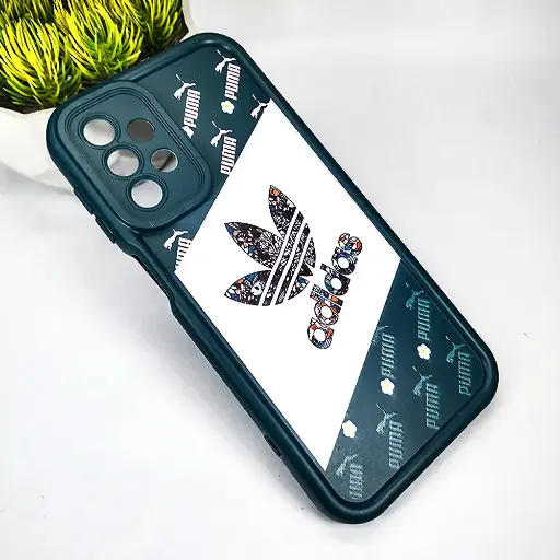 [PO14BSA23-31-11] Samsung Galaxy A23 Logo Soft Silicone Printed Back Case (Green)