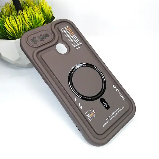 [PO14BOA5S-53-34] Oppo A5s|A7|A12|A11K|F9 Soft Silicone 3D Printed Back Case (Dark Brown)