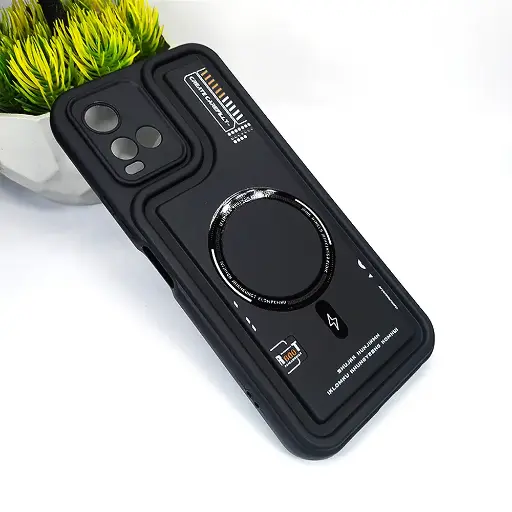 [PO14BVIY33S-53-2] Vivo Y33s|Y33T|Y33|Y21|Y21s|Y21T Soft Silicone 3D Printed Back Case (Black)