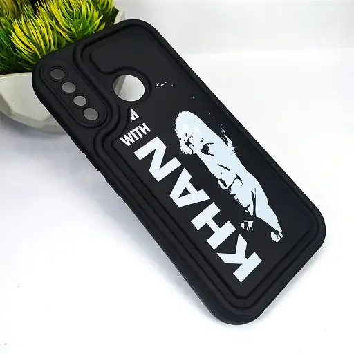[PO14BIHOT8-53-2] Infinix Hot 8|Hot 8 Lite|Tecno Spark 4 Soft Silicone 3D Printed Back Case (Black)