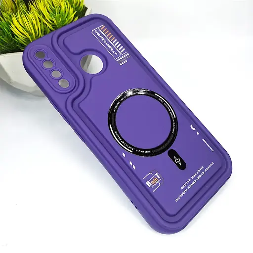 [PO14BIHOT8-53-12] Infinix Hot 8|Hot 8 Lite|Tecno Spark 4 Soft Silicone 3D Printed Back Case (Purple)
