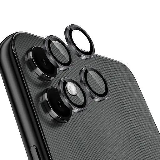 [PL14SA05-3-2] Stylish Black Camera Rings for Samsung A05 - Enhance Your Photography