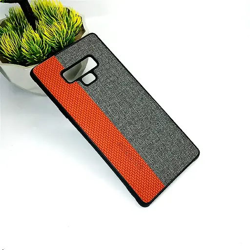 [PO18BSNOT9-6-13] Samsung Galaxy Note 9 Dual Leather Case - Stylish Brown Protection