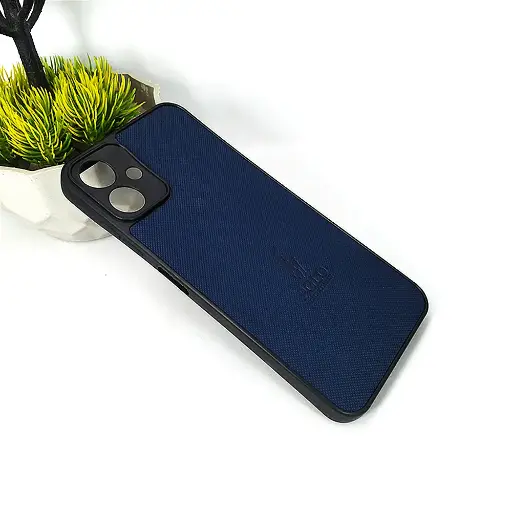 [PO18BSPRXNEO7PL-2-17] Sparx Neo 5 Plus|Neo 7 Plus (Polo) Ralph Laren Leather Back Case (Navy Blue)