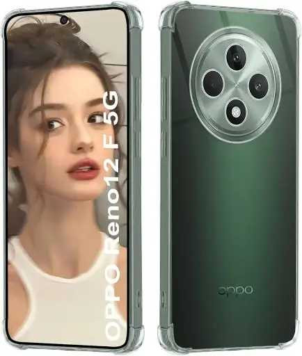 [PO7BORNO12F] Oppo Reno 12F 5G 1.5 MM TPU|Transparent Back Case