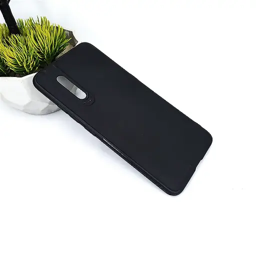 [PO4BVIV15PR-4-2] Vivo V15 Pro Matte Soft Silicone Paper Back Case (Black)