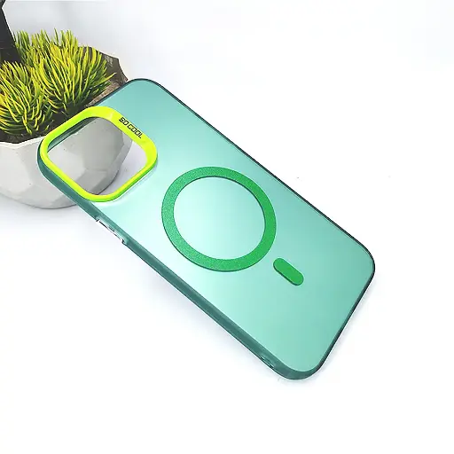 [PO31BIP13PMAX-13-11] iPhone 13 Pro Max So Cool Mag Safe Printed Back Case (Green)