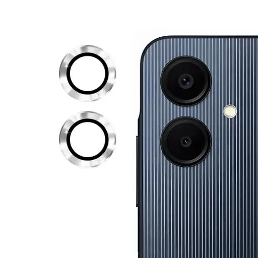 [PL14SA06-3-7] Samsung A06 Camera Rings - Silver | Premium Lens Protection