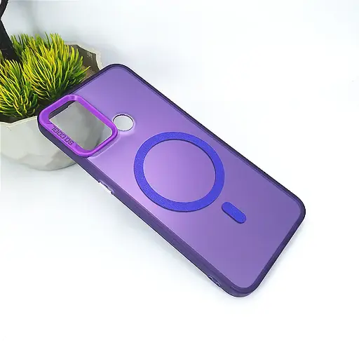 [PO31BOA53-13-12] Oppo A53 3D Magsafe Logo So Cool Back Case (Purple)