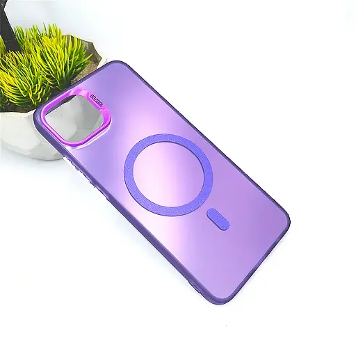 [PO31BOA16E-13-12] Oppo A16E|A16K 3D Magsafe Logo So Cool Back Case (Purple)