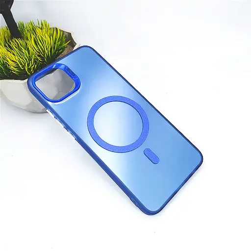 [PO31BOA16E-13-17] Oppo A16E|A16K 3D Magsafe Logo So Cool Back Case (Navy Blue)