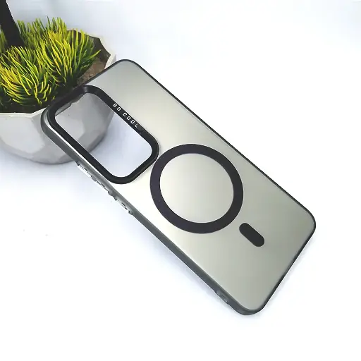 [PO31BORNO12-13-9] Oppo Reno 12 5G 3D Magsafe Logo So Cool Back Case (Gray)