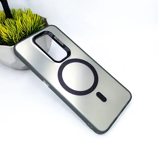 [PO31BOA5TW-13-9] Oppo A5 2020|A9 2020 3D Magsafe Logo So Cool Back Case (Gray)