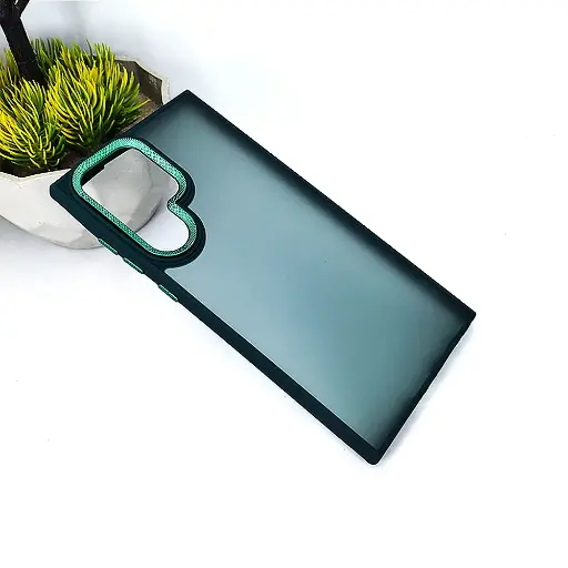 [PO6BSS22U-7-11] Samsung Galaxy S22 Ultra 3D Creative Matte Back Case (Green)