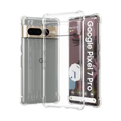 [PO7BGPXL7PR] Google Pixel 7 Pro 1.5 MM TPU|Transparent Back Case