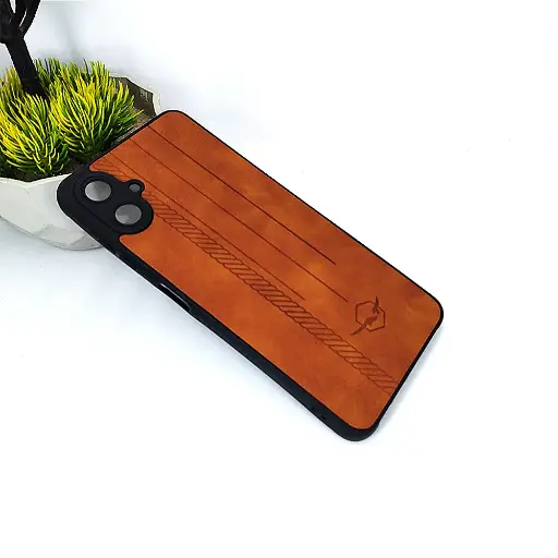 [PO18BSA06-2-13] Samsung Galaxy A06 Leather Back Case (Brown)