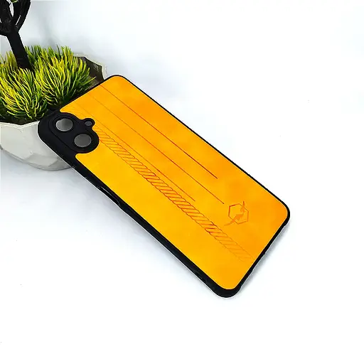 [PO18BSA06-2-6] Samsung Galaxy A06 Leather Back Case (Yellow)