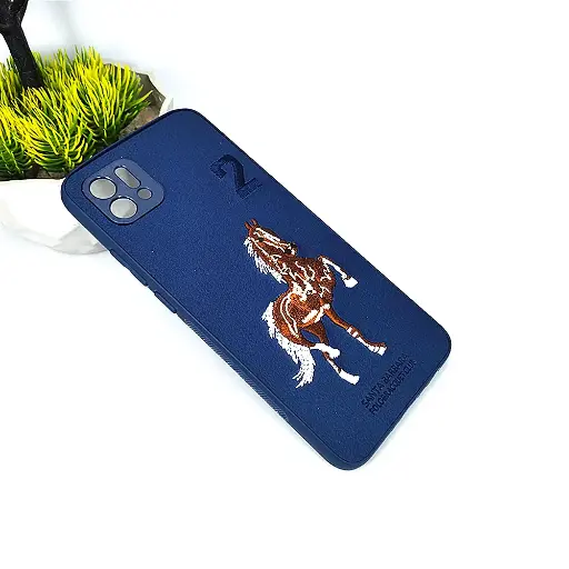 [PO43BOA16E-2-17] Oppo A16E|A16K Santa Barbara Polo Back Case (Navy Blue)