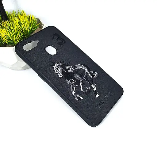 [PO43BOA5S-2-2] Oppo A5S|A12|A11K|A7|F9 Santa Barbara Polo Back Case (Black)