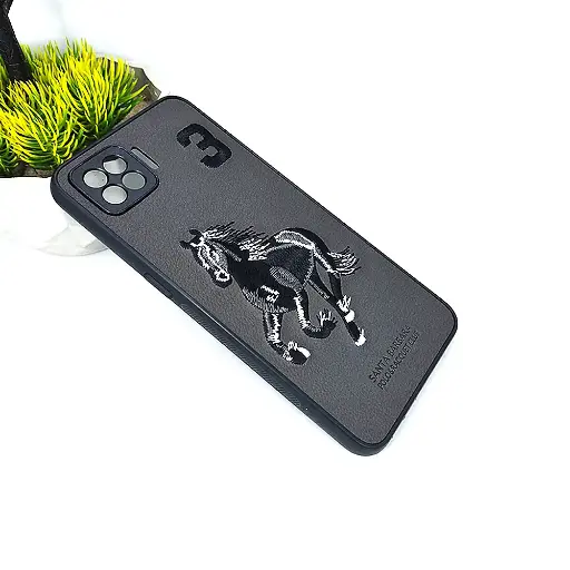 [PO43BOF17-2-9] Oppo F17 Santa Barbara Polo Back Case (Gray)