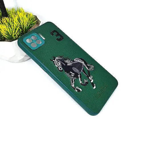 [PO43BOF17-2-11] Oppo F17 Santa Barbara Polo Back Case (Green)